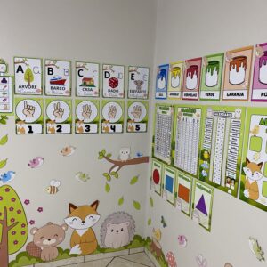 Kit ornamentação de sala Floresta